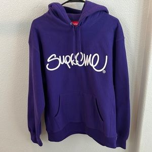 Supreme purple hoodie!
